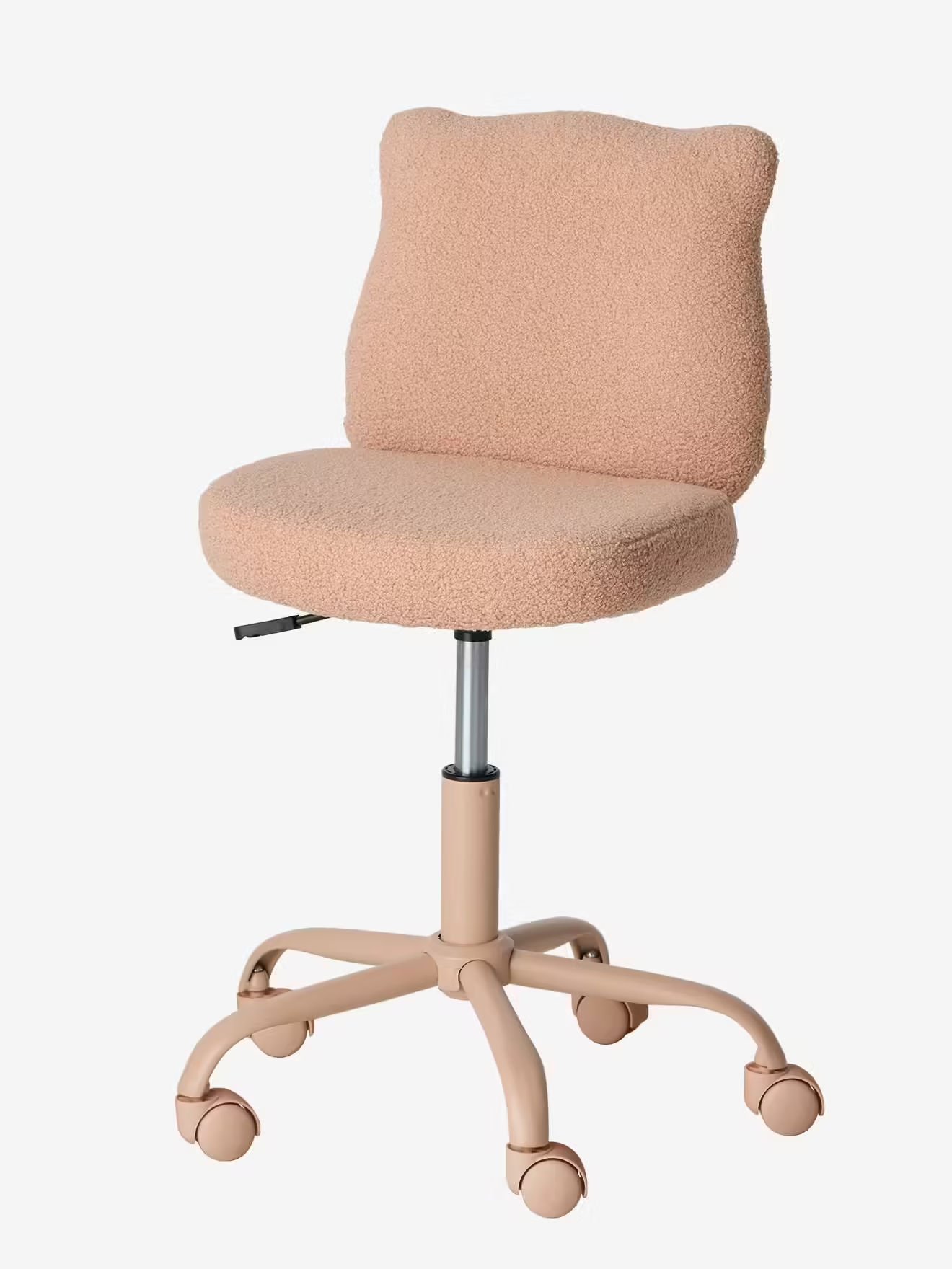 Chaise à roulettes en sherpa ourson beige Vertbaudet