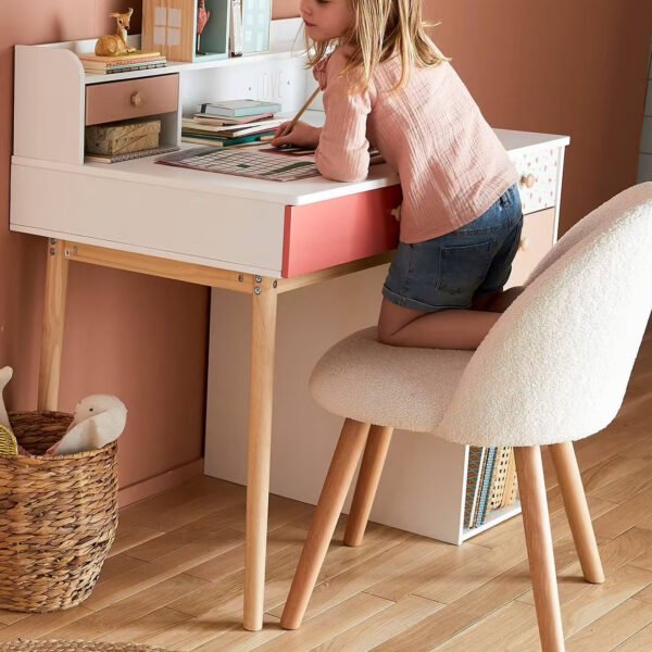 chaise enfant fausse fourrure
