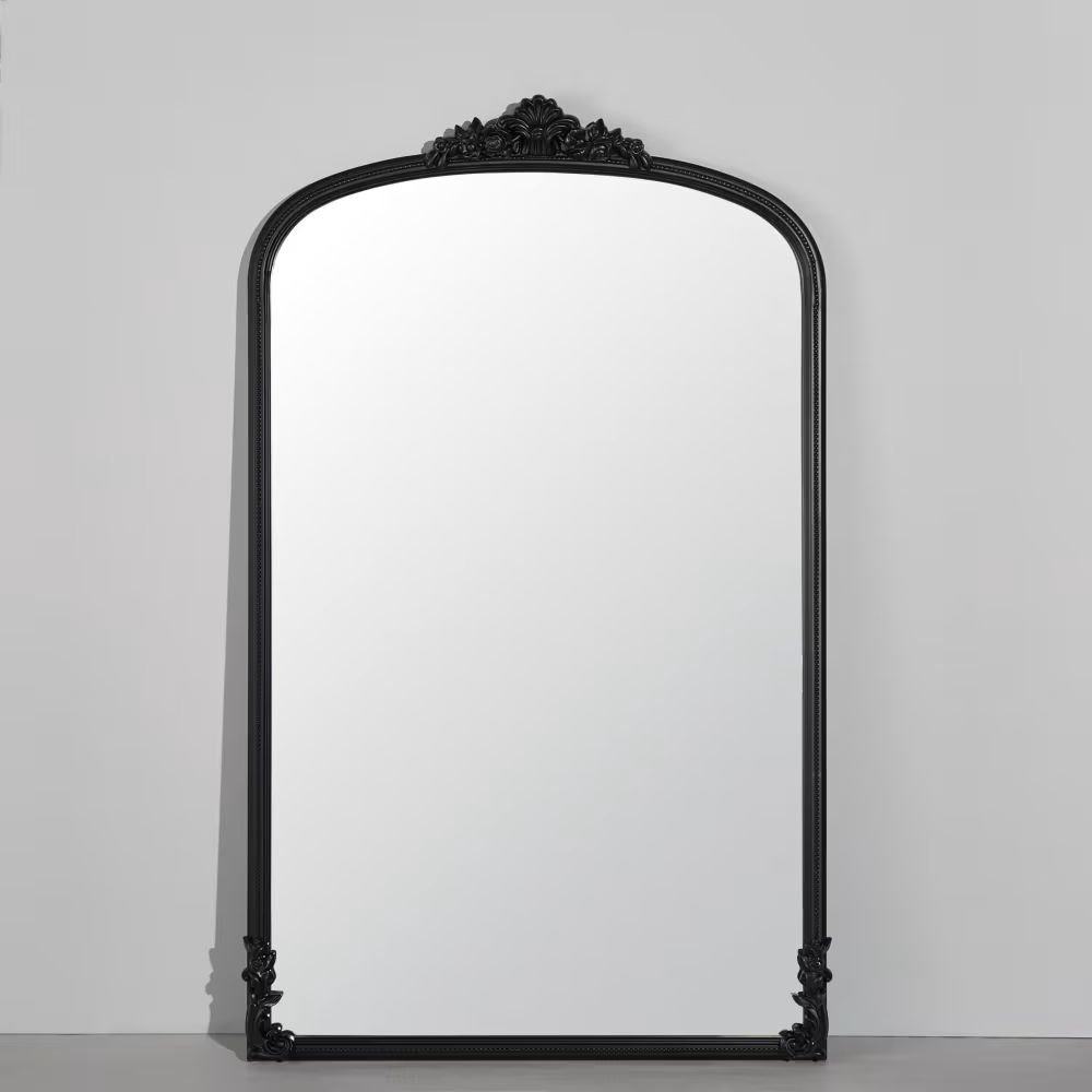 Grand miroir rectangulaire à moulures noires 116x194 Omera - Maisons du Monde