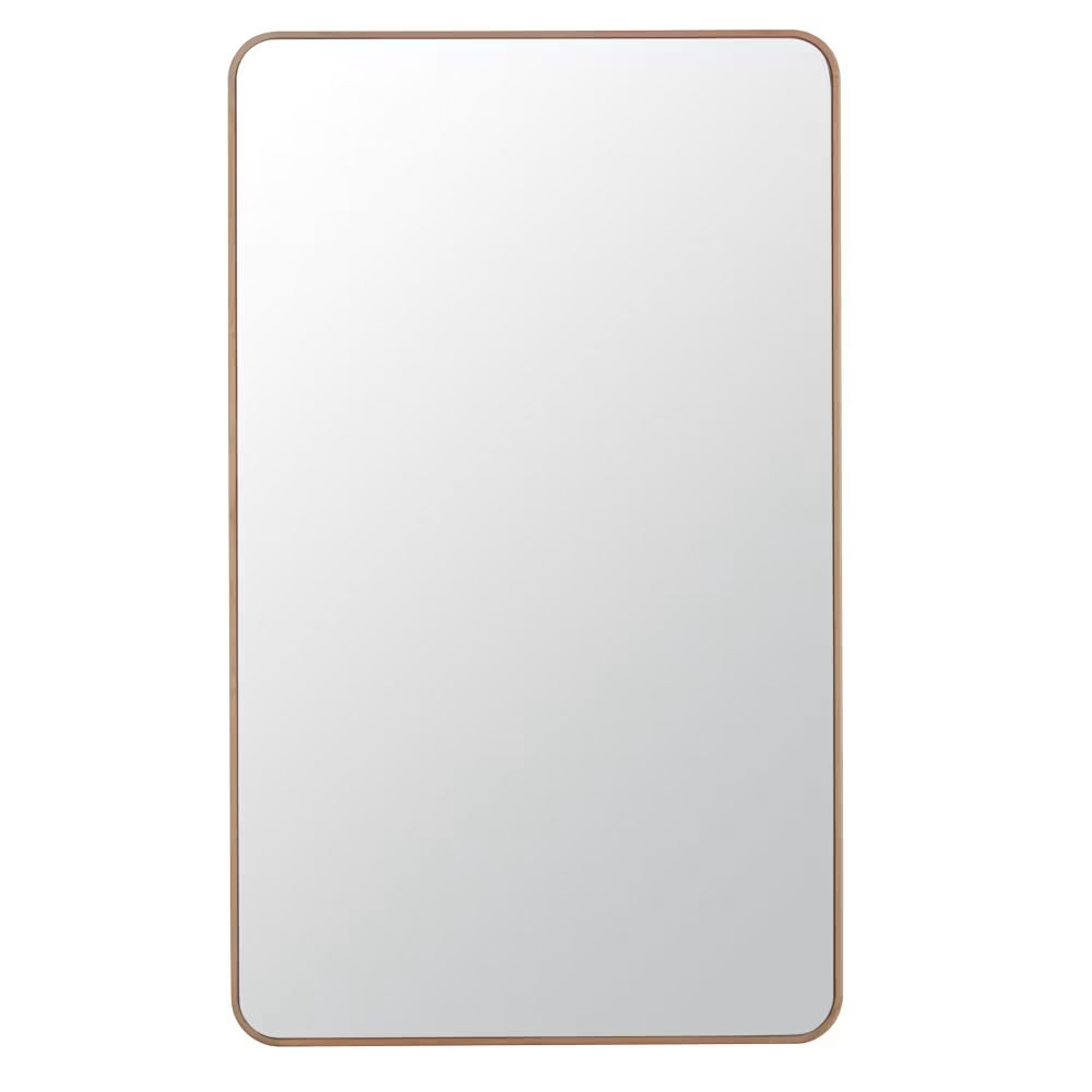 Grand miroir rectangulaire en bois de chêne 100x165 Adana - Maisons du Monde