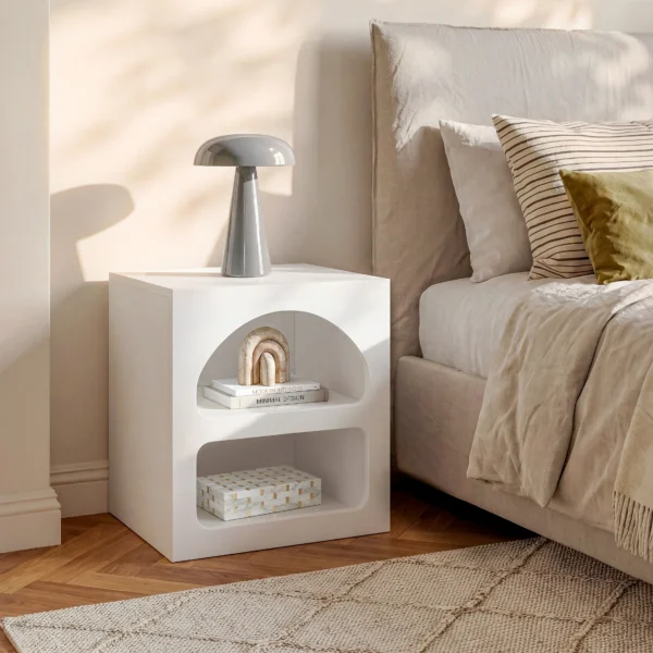table de chevet en niche